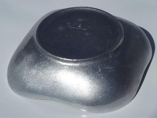 photo of RWP mark Wilton Armetale pewter Boston small size serving bowl 7 x 7 #4