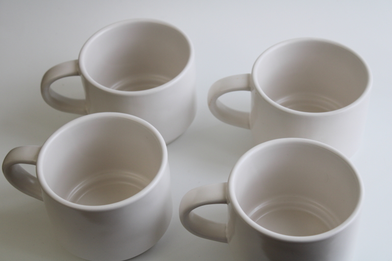 photo of Rae Dunn Coffee mugs set stacking cups w/ wire rack, large stackable mugs #4