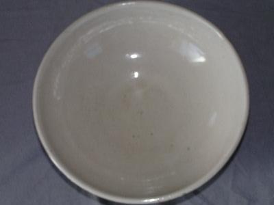 photo of Ransburg pottery vintage stoneware bowl, flowers #2