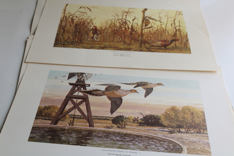 photo of Remington's portfolio Upland Game Birds hunting, vintage art prints for framing  #5