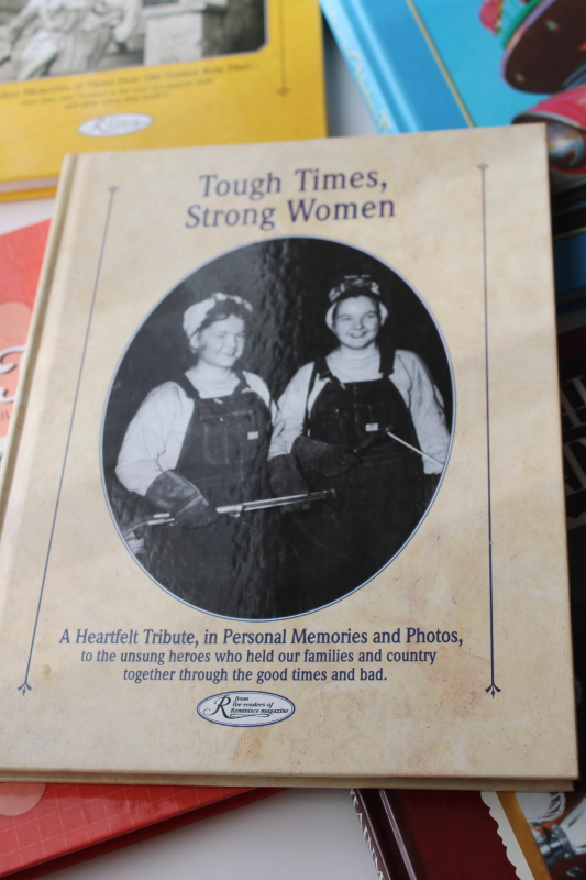 photo of Reminisce books lot, Tough Times, School Days, Around the Table, That's Entertainment, Fab 50s #3