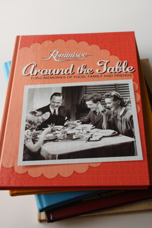 photo of Reminisce books lot, Tough Times, School Days, Around the Table, That's Entertainment, Fab 50s #7