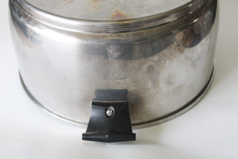 photo of Rena Ware 12 quart stockpot heavy stainless huge pot no lid, vintage cookware #7