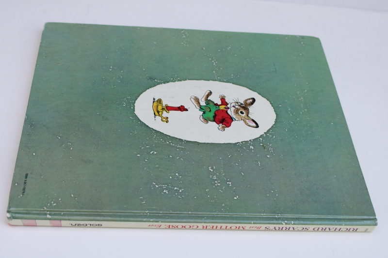 photo of Richard Scarry Best Mother Goose Ever, 60s 70s vintage Big Golden Book #4