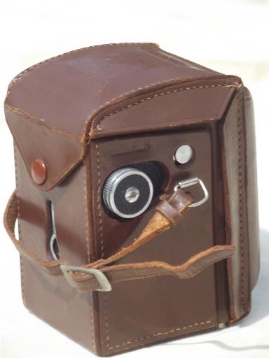 photo of Ricohflex VII reflex camera w/Riken lenses, vintage mid century TLR film camera #4