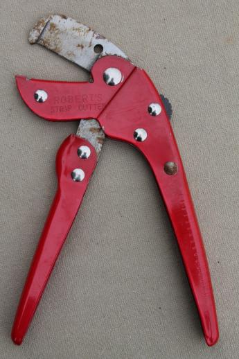 photo of Roberts tack strip cutter model 590, carpet & rug installation tools, new old stock lot of 3 #3