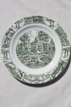 catalog photo of Rockford Illinois centennial collector's plate, Rockford history 1852-1952