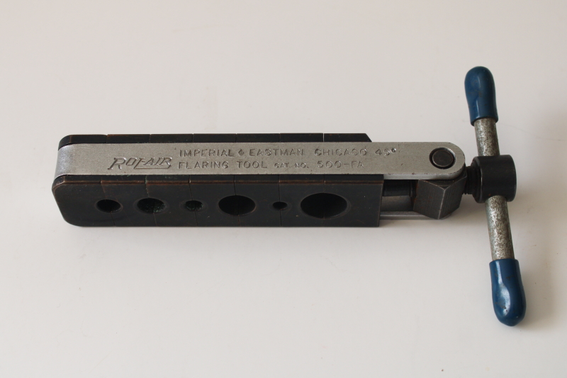 photo of Rol Air number 500 FA flaring tool 45 degree die mid century vintage Imperial Eastman Chicago  #1