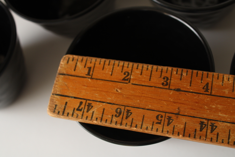 photo of Room & Retreat 12 black & 12 white melamine noodle bowls, custard cups or small dessert dishes  #8
