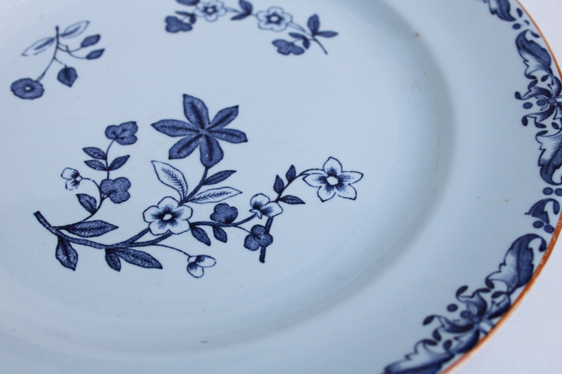 photo of Rorstrand Sweden blue & white chinoiserie china plate East Indies pattern  #2