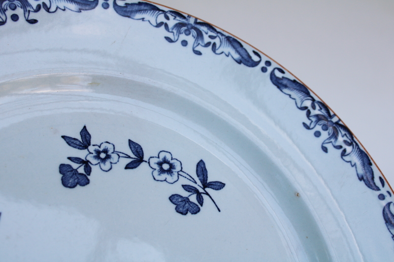 photo of Rorstrand Sweden blue & white chinoiserie china plate East Indies pattern  #3