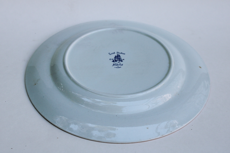photo of Rorstrand Sweden blue & white chinoiserie china plate East Indies pattern  #4