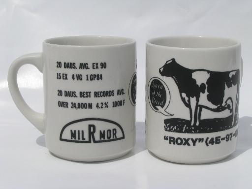 photo of Roxy, Queen of the Holstein Breed, lifetime record cow coffee mug #2