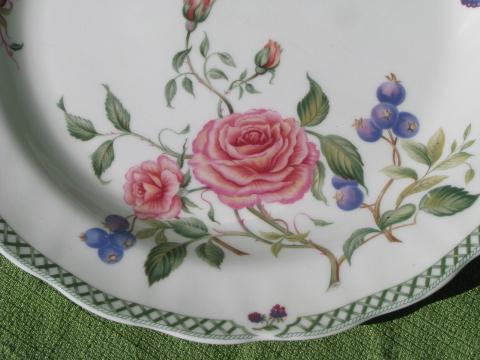 photo of Royal Doulton - England Victoria Garden dinner plates, never used set #4