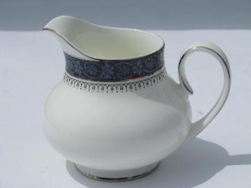 catalog photo of Royal Doulton Sherbrooke vintage china creamer cream pitcher