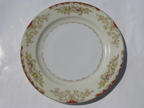 photo of Royal Embassy Reno pattern vintage china, vegetable bowl, platter, plates #2