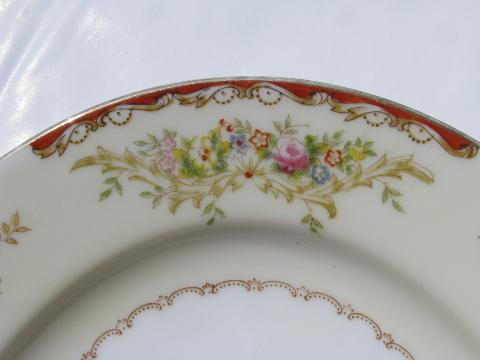 photo of Royal Embassy Reno pattern vintage china, vegetable bowl, platter, plates #4