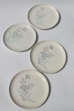 catalog photo of Royal Maytime queen anne's lace floral china dinner plates, mid-century vintage dinnerware