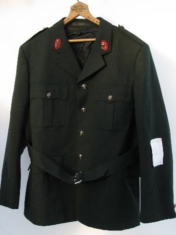 photo of Royal Ulster Constabulary vintage MP uniform jacket w/ badges #1