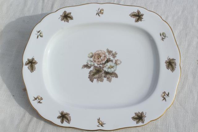 photo of Royal Worcester Dorchester china, huge platter - turkey platter or serving tray #1