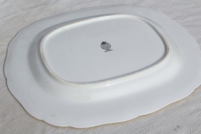 photo of Royal Worcester Dorchester china, huge platter - turkey platter or serving tray #7