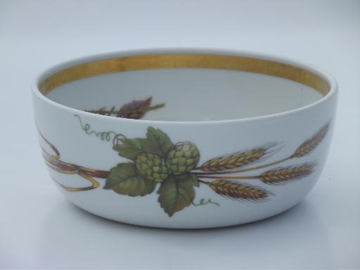 photo of Royal Worcester Evesham corn wheat fruit bowl, individual salad bowl #2