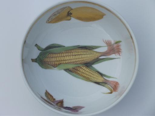 photo of Royal Worcester Evesham corn wheat fruit bowl, individual salad bowl #3