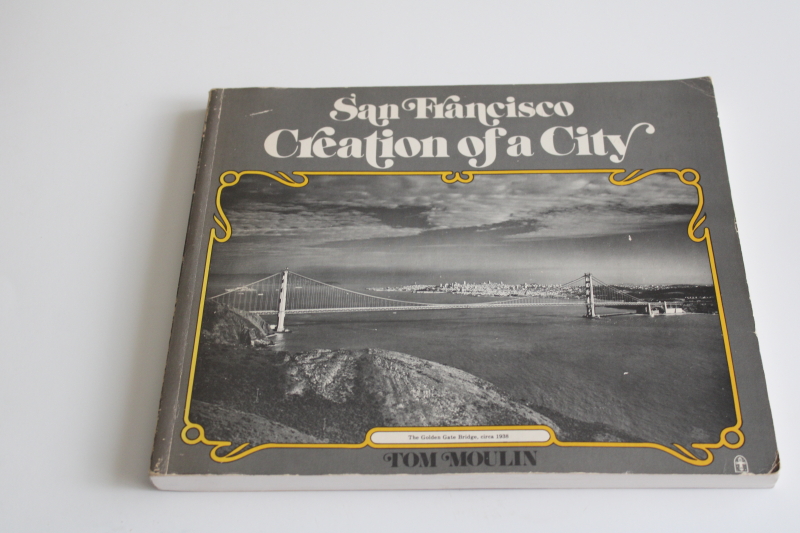 photo of San Francisco early photos black & white photography, out of print vintage book  #1