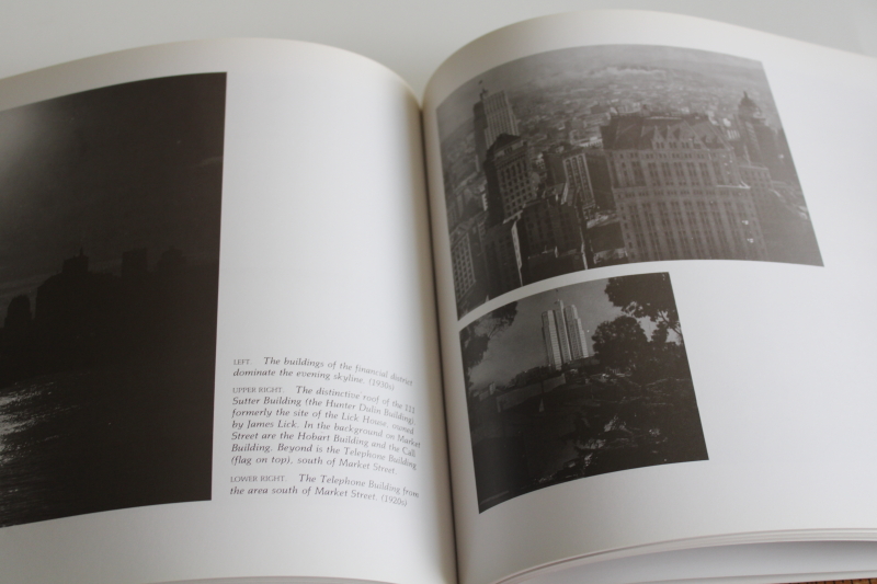 photo of San Francisco early photos black & white photography, out of print vintage book  #5