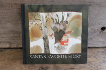 photo of Santa's Favorite Story picture book, the first Christmas - birth of Jesus