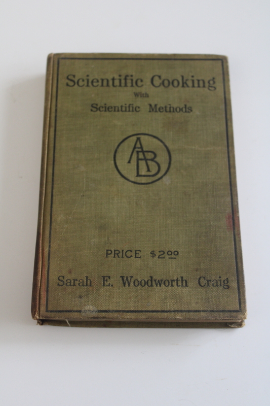 photo of Scientific Cooking vintage 1911, antique cook book AB gas kitchen ranges stoves advertising  #1