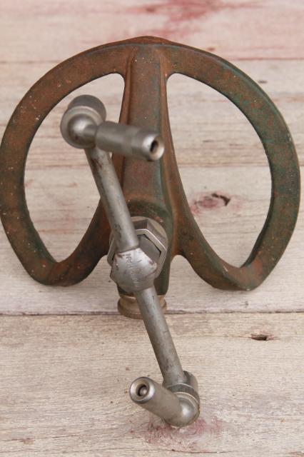 photo of Sears Craftsman vintage yard lawn garden sprinkler w/ heavy cast iron base #6