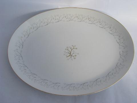 photo of Serenade pattern vintage Empress china - Japan, huge platter, serving pieces #2