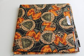 catalog photo of Serengheti African tribal style ethnic print cotton fabric Peter Pan vintage 2002 