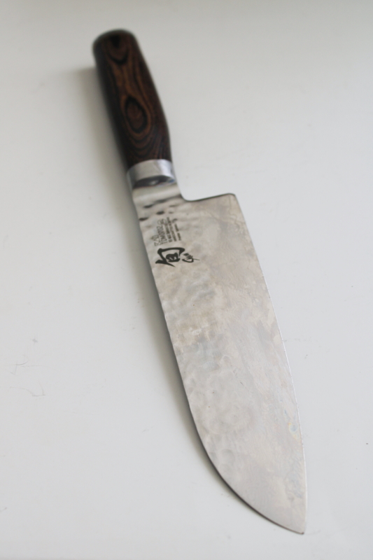 photo of Shun Premier Santoku chef knife 7 inch blade hand forged Damascus steel made in Japan #2