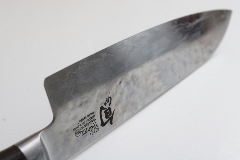 photo of Shun Premier Santoku chef knife 7 inch blade hand forged Damascus steel made in Japan #3