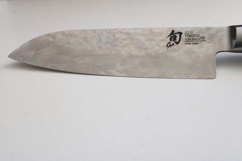 photo of Shun Premier Santoku chef knife 7 inch blade hand forged Damascus steel made in Japan #5