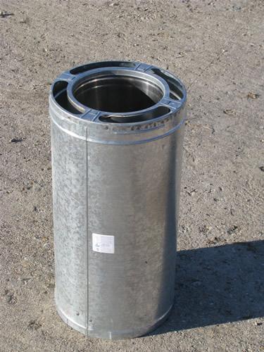 photo of Simpson Duravent Dura Plus insulated chimney pipe for wood stove/fireplace #1