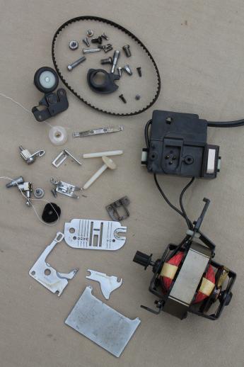 photo of Singer Stylist 543 sewing machine replacement parts, sewing machine motor, belt etc. #1