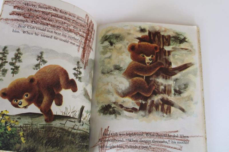 photo of Smokey the Bear vintage Little Golden Book Richard Scarry illustrations #7