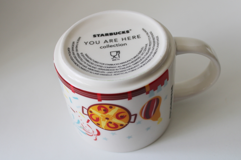 photo of Spain Starbucks You Are Here coffee mug dated 2019 #4