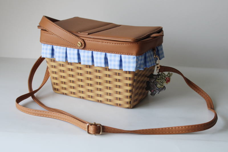 photo of Spirit of Halloween Wizard of Oz Dorothy Toto basket w/ charms, crossbody strap purse cosplay costume  #1