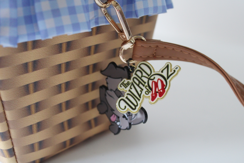 photo of Spirit of Halloween Wizard of Oz Dorothy Toto basket w/ charms, crossbody strap purse cosplay costume  #2