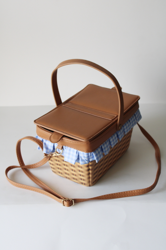 photo of Spirit of Halloween Wizard of Oz Dorothy Toto basket w/ charms, crossbody strap purse cosplay costume  #5