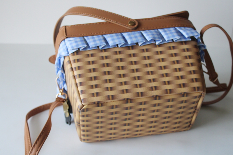 photo of Spirit of Halloween Wizard of Oz Dorothy Toto basket w/ charms, crossbody strap purse cosplay costume  #7