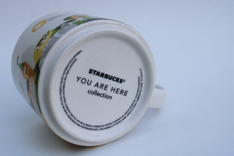 photo of Starbucks mug You Are Here Wisconsin 2014 collectible coffee cup Packers green & yellow  #3