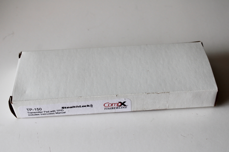 photo of StealthLock TP 150 keypad, open box industrial electronic hardware w/ installation instructions  #4