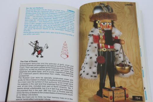 photo of Steinbach nutcrackers 90s hardbound catalog book 286 pg German / English collector's guide #5