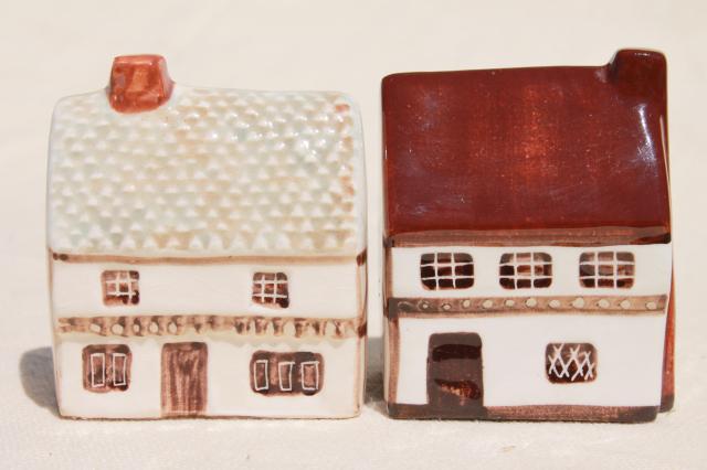 photo of Suffolk cottages / John Putnam vintage china village houses cottage ware miniatures #11