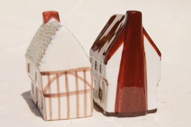 photo of Suffolk cottages / John Putnam vintage china village houses cottage ware miniatures #12